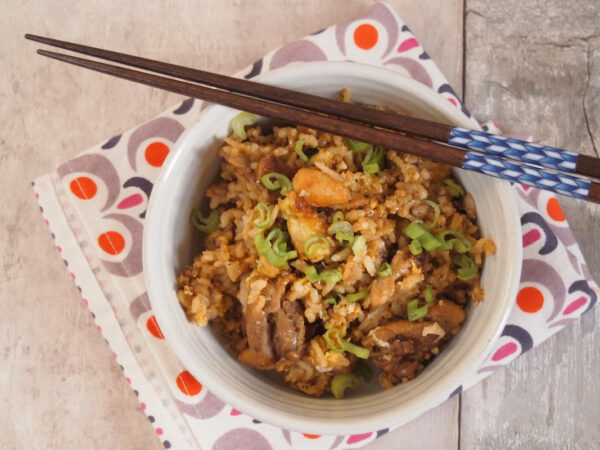 Riz poulet thai.